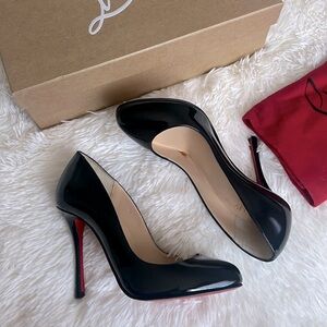 Authentic Christian Louboutin Merci Allen 100 patent